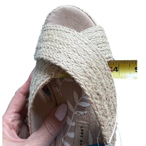 NIB Natural Jute Espadrilles Slides by MTNG SHOES Size 40 - Picture 7 of 9
